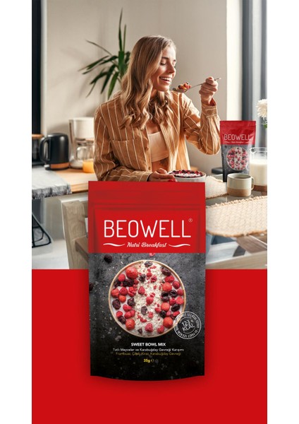 Nutri Breakfast – Sweet Bowl Mix - Freeze Dried Dondurularak Kurutulmuş Kahvaltılık Gevrek Karışımı indirimleri