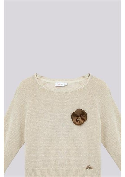 Bg Store Kız Çocuk Altın Kazak modelleri