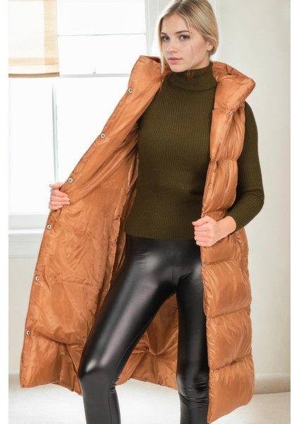 Z9734 Dewberry Xexese Bayan Yelek-Camel