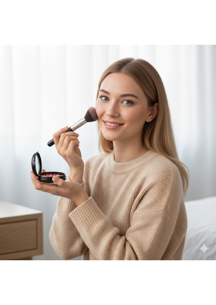 Gabrini 304 Top Allık – Ball Blusher Pembe-Bronz Karışımı Işıltılı Allık modelleri