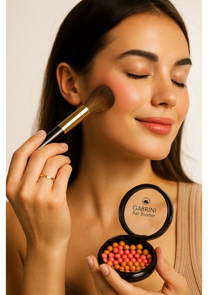 Gabrini 304 Top Allık – Ball Blusher Pembe-Bronz Karışımı Işıltılı Allık fırsatları