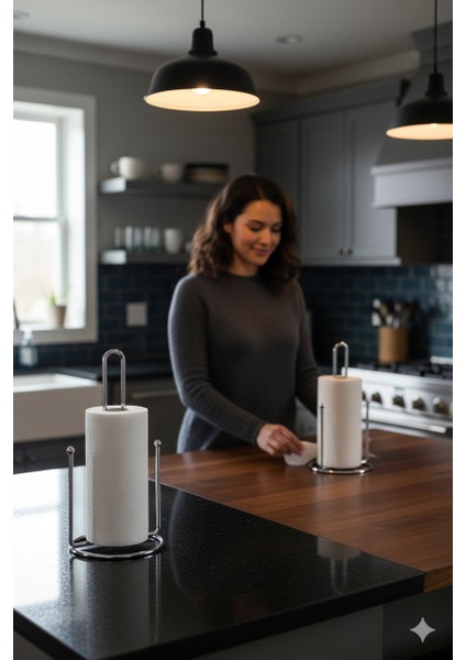 Kağıt Havlu Tutucu Metal 2 Adet 719902 fırsatları