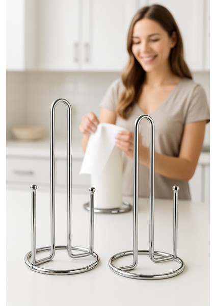 Kağıt Havlu Tutucu Metal 2 Adet 719902