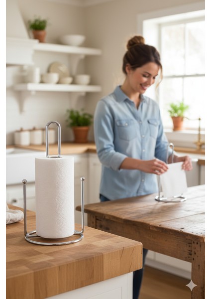 Kağıt Havlu Tutucu Metal 2 Adet 719902