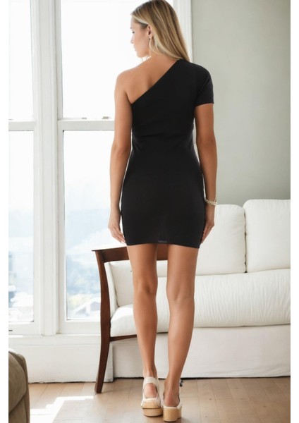 Z9015 Dewberry Bayan Elbise-Siyah fiyatları