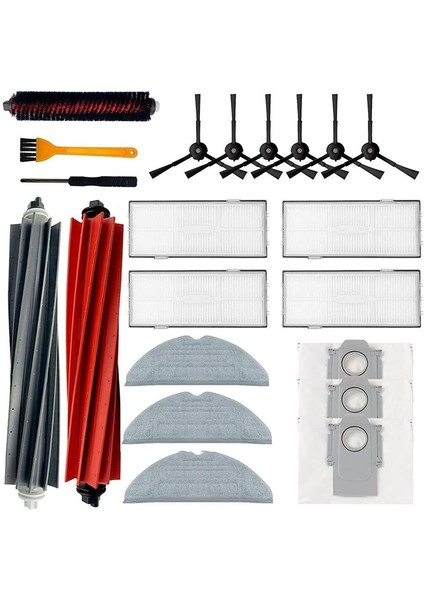 Roborock S8 Robot Süpürge Için Aksesuar Seti, Fırçalar, Hepa Filtreler (Yurt Dışından)