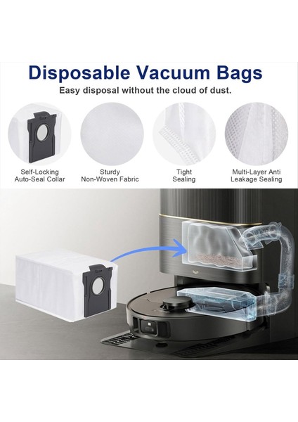 Dreame X40 Ultra Robot Süpürge Yedek Parçaları Için Aksesuarlar (Yurt Dışından) fırsatları