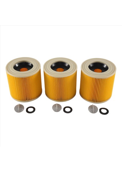 Karcher Wd3 Premium Elektrikli Süpürge Için 3 Adet Kartuş Filtre (Yurt Dışından)