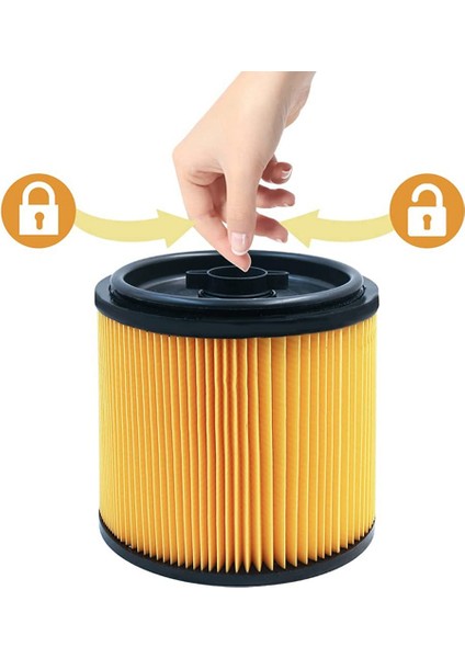 Vacmaster 5 Ila 16 Galon Elektrikli Süpürge Için 2 Adet Yedek Filtre (Yurt Dışından) fiyatları