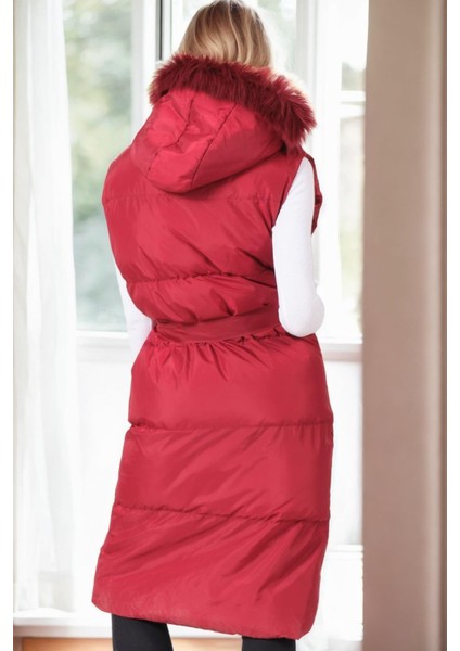 Z8744 Dewberry Bayan Yelek-Bordo fiyatları