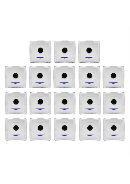 Ana Yan Fırça Hepa Filtre Bezi Toz Torbası Parçaları 18 Adet (Yurt Dışından)