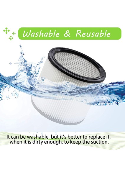 Shop-Vac 5 Galonluk Islak/kuru Elektrikli Süpürgeler Için, 1 Filtre + 2 Köpük (Yurt Dışından) fiyatları