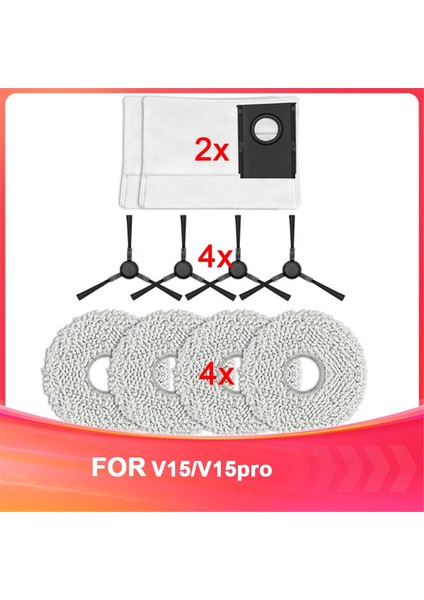 Midea V15/V15PRO Robot Süpürge Aksesuarları Değiştirme Kiti (Yurt Dışından)