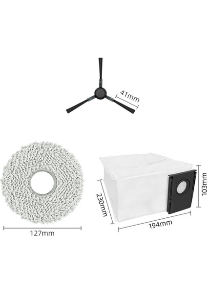 Midea V15/V15PRO Robot Süpürge Aksesuarları Değiştirme Kiti (Yurt Dışından) fırsatları