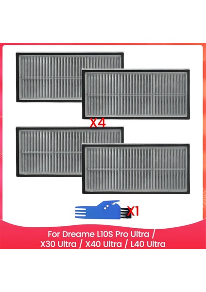 Dreame L10S Pro Ultra / X30 Ultra / X40 Ultra Için Hepa Filtreler (Yurt Dışından)