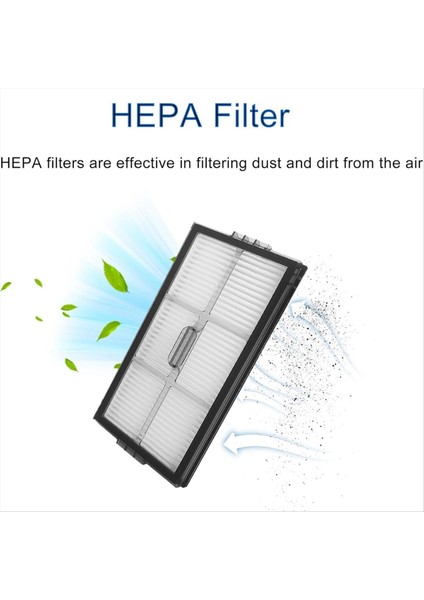 Vakum Parçaları Için 18 Adet Ana Silindir Yan Fırça Filtre Paspas Bezi (Yurt Dışından)