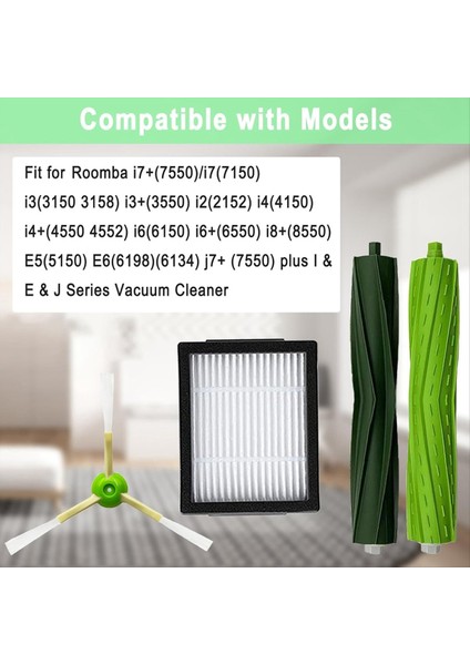 Irobot Roomba I4 I7 I7+ I3 I3+ I2 I5 I5+ J5 Vakum Fırça Filtreleri Için (Yurt Dışından) modelleri