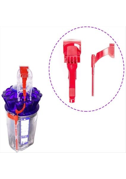 Dyson DC41 Için Cyclone Hazne Düğmesi Serbest Bırakma Kırmızı Klips Mandalı Tokası (Yurt Dışından) modelleri
