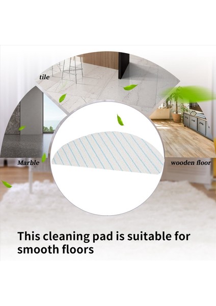 Ecovacs Deebot Ozmo T8 T9 Aıvı N8 Pro+ Parçaları Için 100 Adet Paspas Pedi (Yurt Dışından) indirimleri