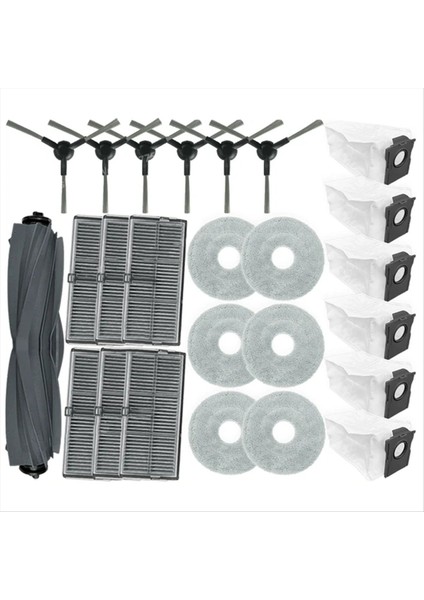 Mova E30 Ultra Robot Süpürge Parçaları Ana Silindir Yan Fırça (Yurt Dışından)