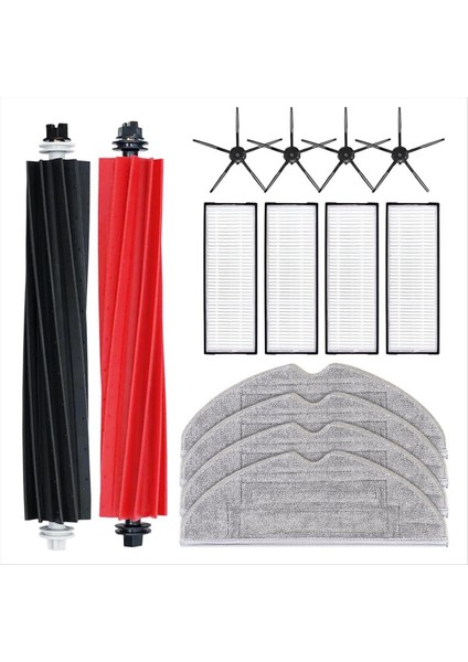 Roborock S8 S8 Plus S8+ S8 Pro Ultra Ana Yan Fırça Hepa Filtresi Için (Yurt Dışından)