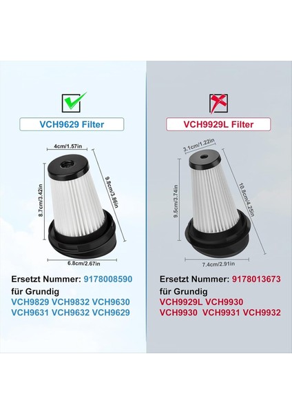 Grundig Kablosuz El Süpürgesi Için Yedek Filtre (Yurt Dışından) indirimleri