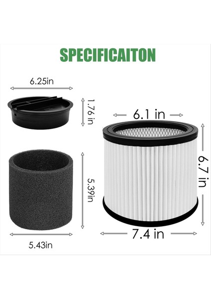 90304 Atölye Vakum Filtresi Için Yedek Filtre (Yurt Dışından) fiyatları