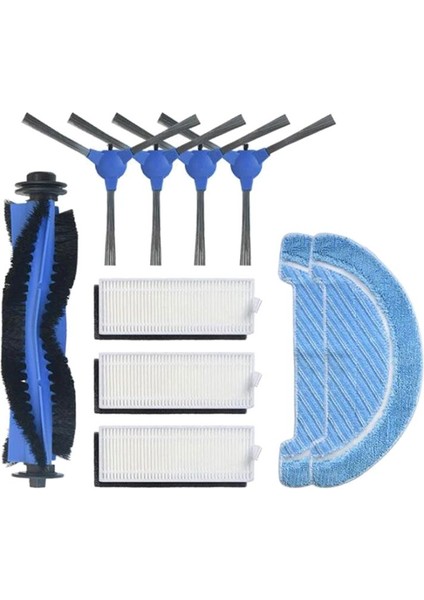 Robot Süpürge Hepa Filtre Ana Yan Fırça Paspas Bezi Yedek Parça (Yurt Dışından)