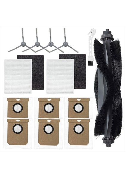 Eufy L60/ L60 Ses/ L50 Ses Ana Yan Fırça Hepa Filtre Toz Torbaları Için (Yurt Dışından)