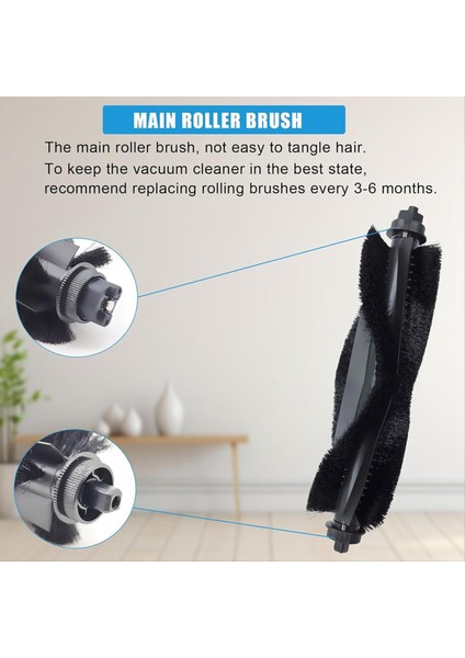 Eufy L60/ L60 Ses/ L50 Ses Ana Yan Fırça Hepa Filtre Toz Torbaları Için (Yurt Dışından) modelleri