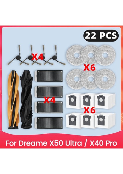 Dreame X50 Ultra Enhanced Yedek Parça Toz Torbası Aksesuarları (Yurt Dışından)