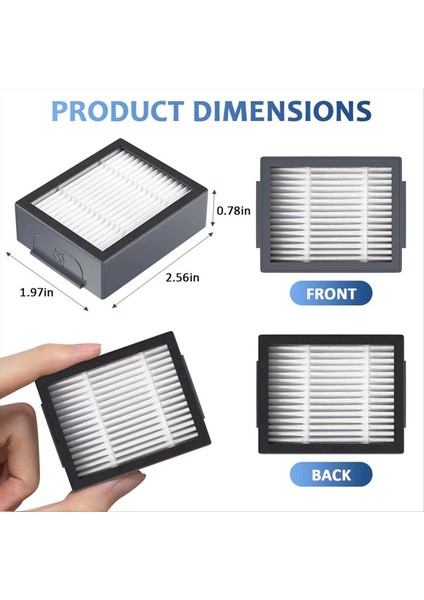 Irobot Roomba E Için Filtre Yedek Parçaları (Yurt Dışından) fiyatları
