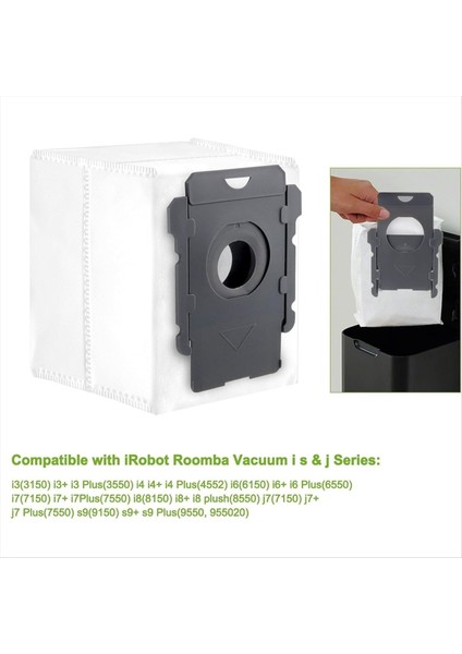 Irobot Roomba Için 12 Adet Yedek Vakum Torbası (Yurt Dışından) modelleri