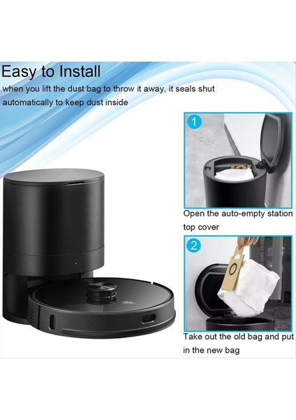 Proscenic M7 Max, M8 Pro ve Aırrobo T10+ Için Toz Torbaları (Yurt Dışından) indirimleri