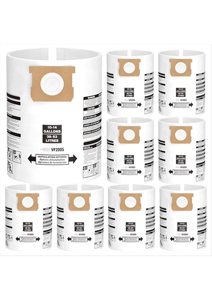 Atölye Vakum Torbaları Için 8 Adet 10-14 Galonluk Vakum Torbası (Yurt Dışından)