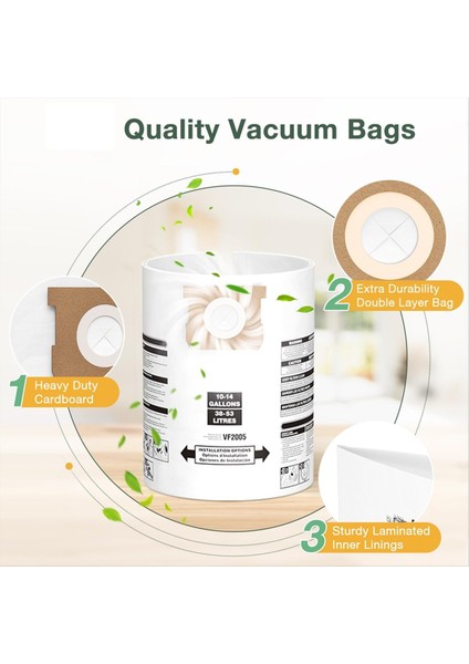 Atölye Vakum Torbaları Için 8 Adet 10-14 Galonluk Vakum Torbası (Yurt Dışından) fırsatları