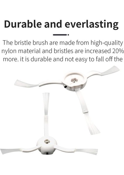 Xiaomi Mijia SDJQR01RR 1s / S50 S55 T6 T7 Için 12 Adet Yan Fırça (Yurt Dışından) indirimleri