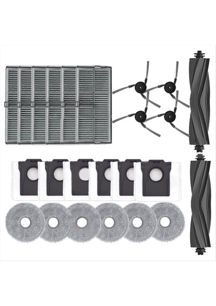 Dreame X40 ULTRA/X40PRO Rulo Fırça Yan Fırça Filtresi (Yurt Dışından)