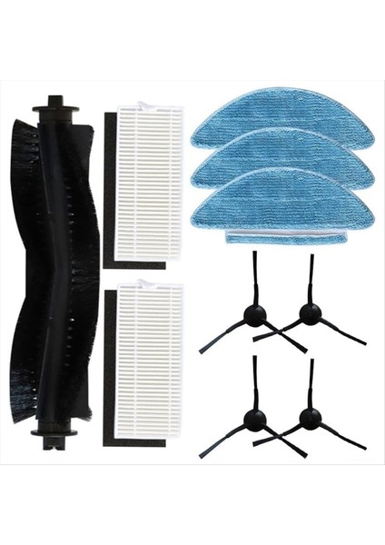 Medion Robot Süpürge Ana Yan Fırça Hepa Filtre Paspas Bezi (Yurt Dışından)