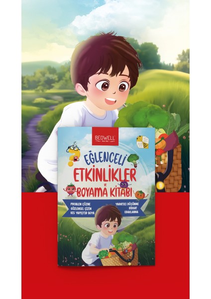 Nutrı Kıds Eğlenceli Etkinlikler ve Boyama Kitabı