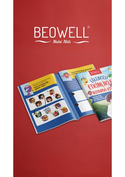 Nutrı Kıds Eğlenceli Etkinlikler ve Boyama Kitabı