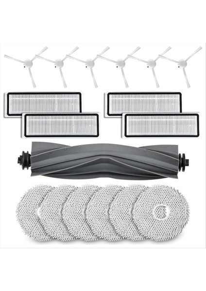 Dreame L10S / L10 Ultra / L10 Prime Ana Yan Fırça Hepa Filtreleri Için (Yurt Dışından)