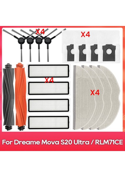 Dreame Mova S20 Ultra / RLM71CE Yedek Parça Ana Aksesuar Için (Yurt Dışından)