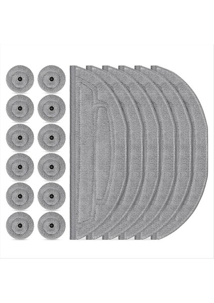 Roborock S8 Maxv Ultra / S8 Max Ultra Için Paspas Pedleri Yedekleri (Yurt Dışından)