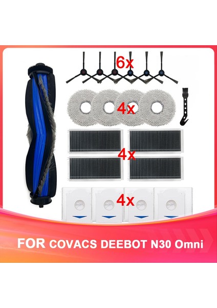 Ecovacs Omni Robot Süpürge ve Paspas Için Yedek Aksesuar Kiti (Yurt Dışından)