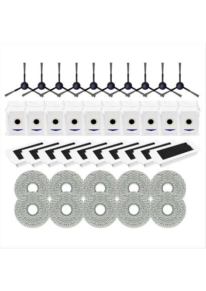 Ecovacs Deebot T30 MAX/T30 Pro Omni Için Yedek Parçalar (Yurt Dışından)