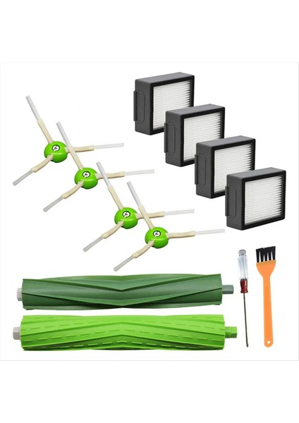 Irobot Roomba I7 Plus E7 E&ı Serisi Için Hepa Filtre Ana Yan Fırça (Yurt Dışından)