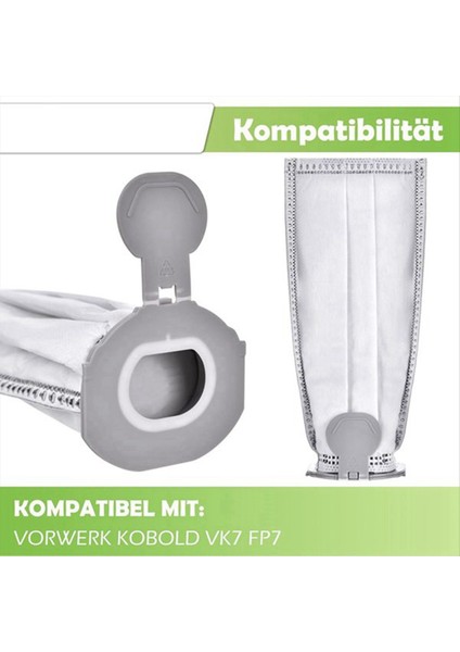 Vorwerk Kobold Vk7 Elektrikli Süpürge Için Toz Torbası Seti (Yurt Dışından) modelleri