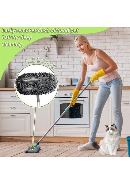 Swiffer Süpürge Paspası, Zemin Paspası Kılıfı Için Yeniden Kullanılabilir Mendiller, Yıkanabilir (Yurt Dışından) fiyatları