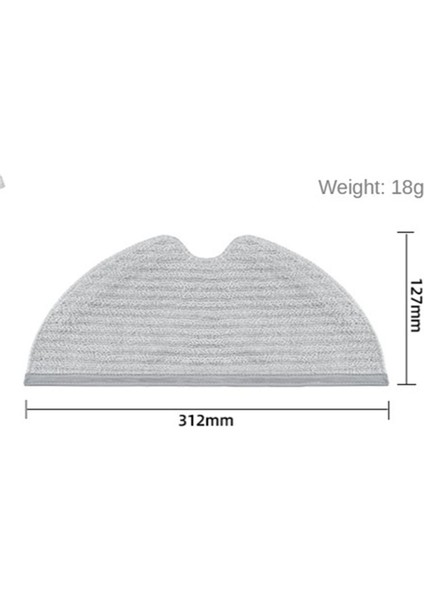 Xiaomi Dreame D9 L10PRO Robot Paspas Bezi Elektrikli Süpürge Aksesuarları Için 3 Adet (Yurt Dışından) fırsatları